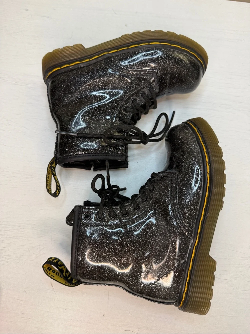 Dr Martens 1460 Sparkle Boot Kids 9